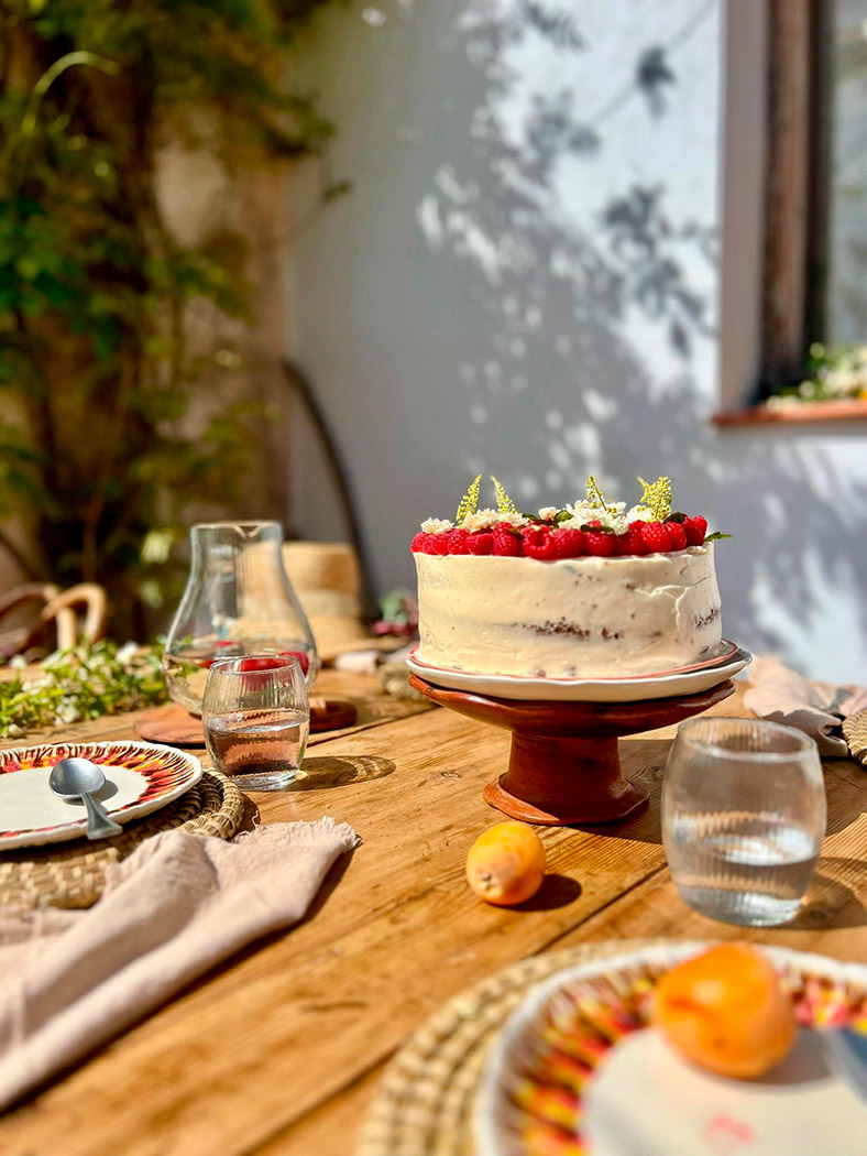 Una presentación de mesa muy bonita, ideal para celebrar el Día de la Madre. 